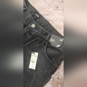 Express Women's Flare Jeans - Charcoal